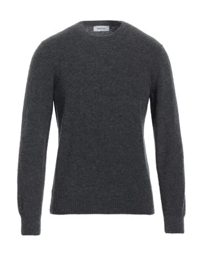 Gran Sasso Man Sweater Lead Size 40 Virgin Wool, Polyamide In Grey