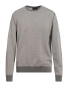 Gran Sasso Man Sweater Lead Size 44 Virgin Wool In Gray
