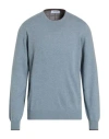 Gran Sasso Man Sweater Light Blue Size 42 Wool, Cashmere, Viscose