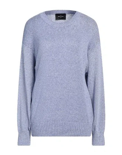 Gran Sasso Man Sweater Light Blue Size 50 Cotton