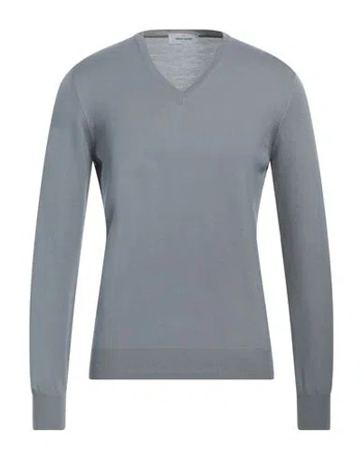 Gran Sasso Man Sweater Light Blue Size 46 Virgin Wool In Blue