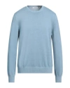 Gran Sasso Man Sweater Light Blue Size 48 Cotton