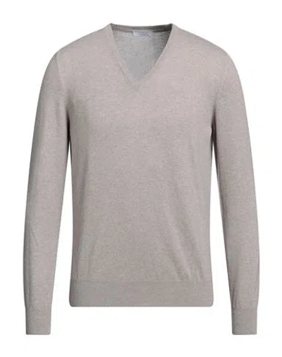 Gran Sasso Man Sweater Light Brown Size 40 Cashmere In Beige
