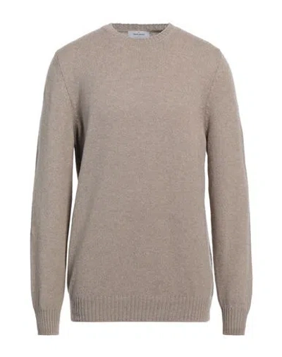 Gran Sasso Man Sweater Light Brown Size 48 Virgin Wool In Beige