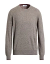 Gran Sasso Man Sweater Light Brown Size 50 Wool, Cashmere, Viscose In Neutral