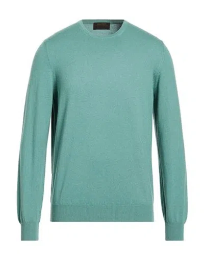 Gran Sasso Man Sweater Light Green Size 46 Cashmere