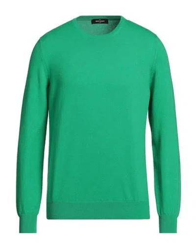Gran Sasso Man Sweater Green Size 46 Cashmere