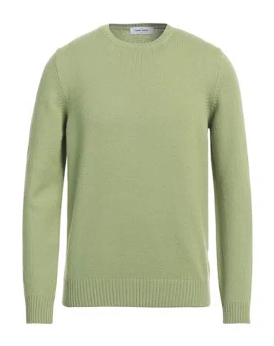 Gran Sasso Man Sweater Light Green Size 46 Virgin Wool In Green