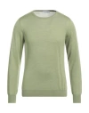 Gran Sasso Man Sweater Light Green Size 46 Virgin Wool, Silk