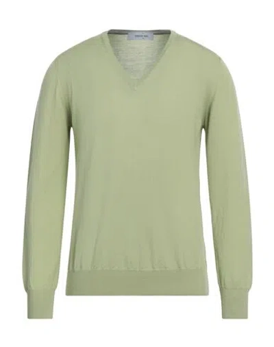 Gran Sasso Man Sweater Light Green Size 50 Virgin Wool