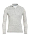 Gran Sasso Man Sweater Light Grey Size 32 Linen