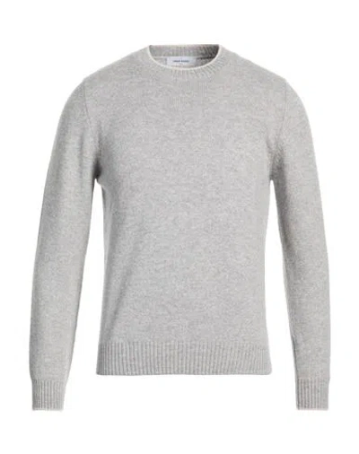 Gran Sasso Man Sweater Light Grey Size 36 Virgin Wool, Geelong Wool In Gray