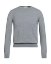 Gran Sasso Man Sweater Light Grey Size 36 Virgin Wool In Gray