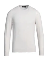 Gran Sasso Man Sweater Light Grey Size 38 Cashmere