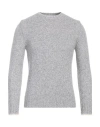 GRAN SASSO GRAN SASSO MAN SWEATER LIGHT GREY SIZE 42 VIRGIN WOOL