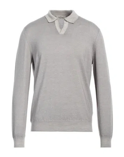 Gran Sasso Man Sweater Light Grey Size 42 Virgin Wool In Gray