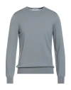 Gran Sasso Man Sweater Light Grey Size 42 Virgin Wool In Gray