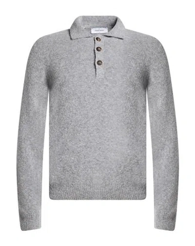 Gran Sasso Man Sweater Light Grey Size 42 Virgin Wool, Polyamide In Gray