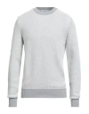 Gran Sasso Man Sweater Light Grey Size 42 Virgin Wool, Viscose, Cashmere