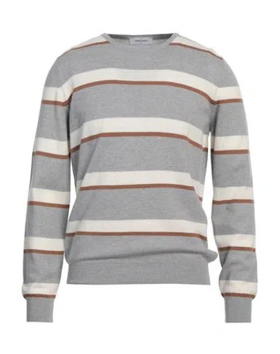Gran Sasso Man Sweater Light Grey Size 46 Virgin Wool, Viscose, Cashmere