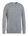 Gran Sasso Man Sweater Light Grey Size 48 Virgin Wool In Gray
