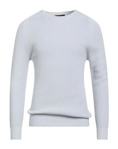 Gran Sasso Man Sweater Light Grey Size 50 Virgin Wool In Gray