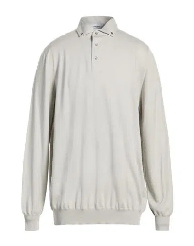 Gran Sasso Man Sweater Light Grey Size 50 Virgin Wool In Gray