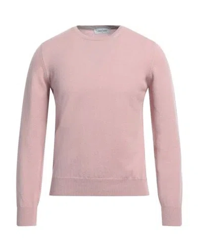 Gran Sasso Man Sweater Light Pink Size 46 Virgin Wool, Viscose, Cashmere