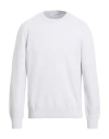 Gran Sasso Man Sweater Lilac Size 48 Virgin Wool, Polyamide In White