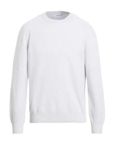 Gran Sasso Man Sweater Lilac Size 48 Virgin Wool, Polyamide In White