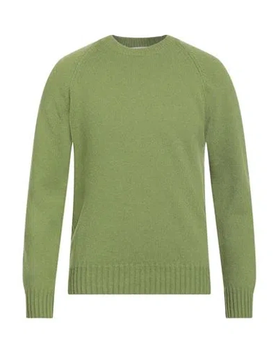 Gran Sasso Man Sweater Lime Green Size 46 Cashmere, Virgin Wool
