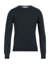 Gran Sasso Man Sweater Midnight Blue Size 36 Virgin Wool