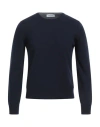 Gran Sasso Man Sweater Midnight Blue Size 36 Virgin Wool, Viscose, Cashmere