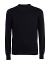 Gran Sasso Man Sweater Midnight Blue Size 38 Cashmere In Blue