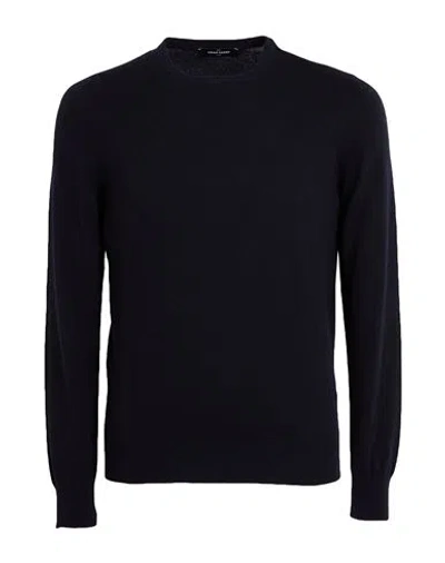 Gran Sasso Man Sweater Midnight Blue Size 38 Cashmere