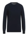 Gran Sasso Man Sweater Midnight Blue Size 46 Cashmere