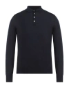 Gran Sasso Man Sweater Midnight Blue Size 46 Cashmere, Silk