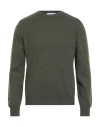 Gran Sasso Man Sweater Military Green Size 38 Virgin Wool, Viscose, Cashmere