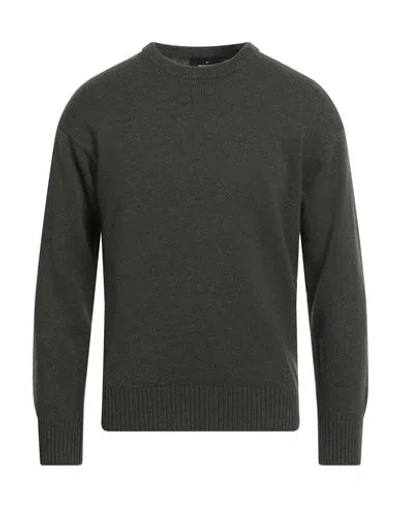 GRAN SASSO GRAN SASSO MAN SWEATER MILITARY GREEN SIZE 40 VIRGIN WOOL