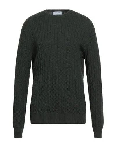 Gran Sasso Man Sweater Military Green Size 46 Virgin Wool