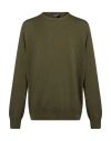 Gran Sasso Man Sweater Military Green Size 46 Virgin Wool, Viscose, Cashmere