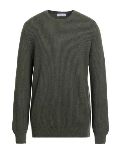 Gran Sasso Man Sweater Military Green Size 48 Virgin Wool, Cashmere, Viscose