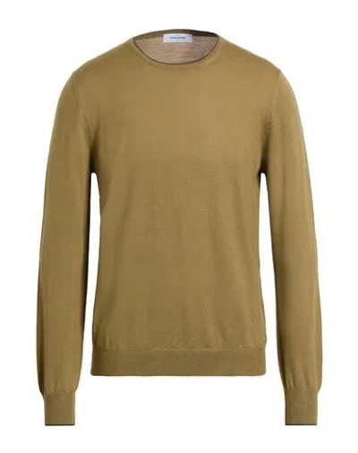 Gran Sasso Man Sweater Military Green Size 46 Virgin Wool
