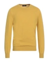 Gran Sasso Man Sweater Mustard Size 46 Cashmere In Yellow
