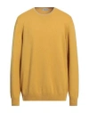 Gran Sasso Man Sweater Mustard Size 48 Virgin Wool