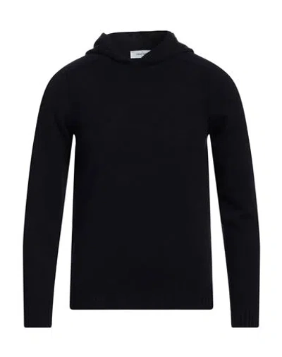 Gran Sasso Man Sweater Navy Blue Size 36 Virgin Wool In Black