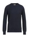 Gran Sasso Man Sweater Navy Blue Size 40 Virgin Wool
