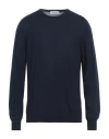 Gran Sasso Man Sweater Navy Blue Size 42 Virgin Wool