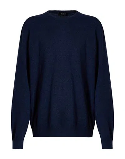 Gran Sasso Man Sweater Navy Size 46 Cashmere