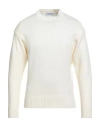 Gran Sasso Man Sweater Off White Size 38 Virgin Wool In White